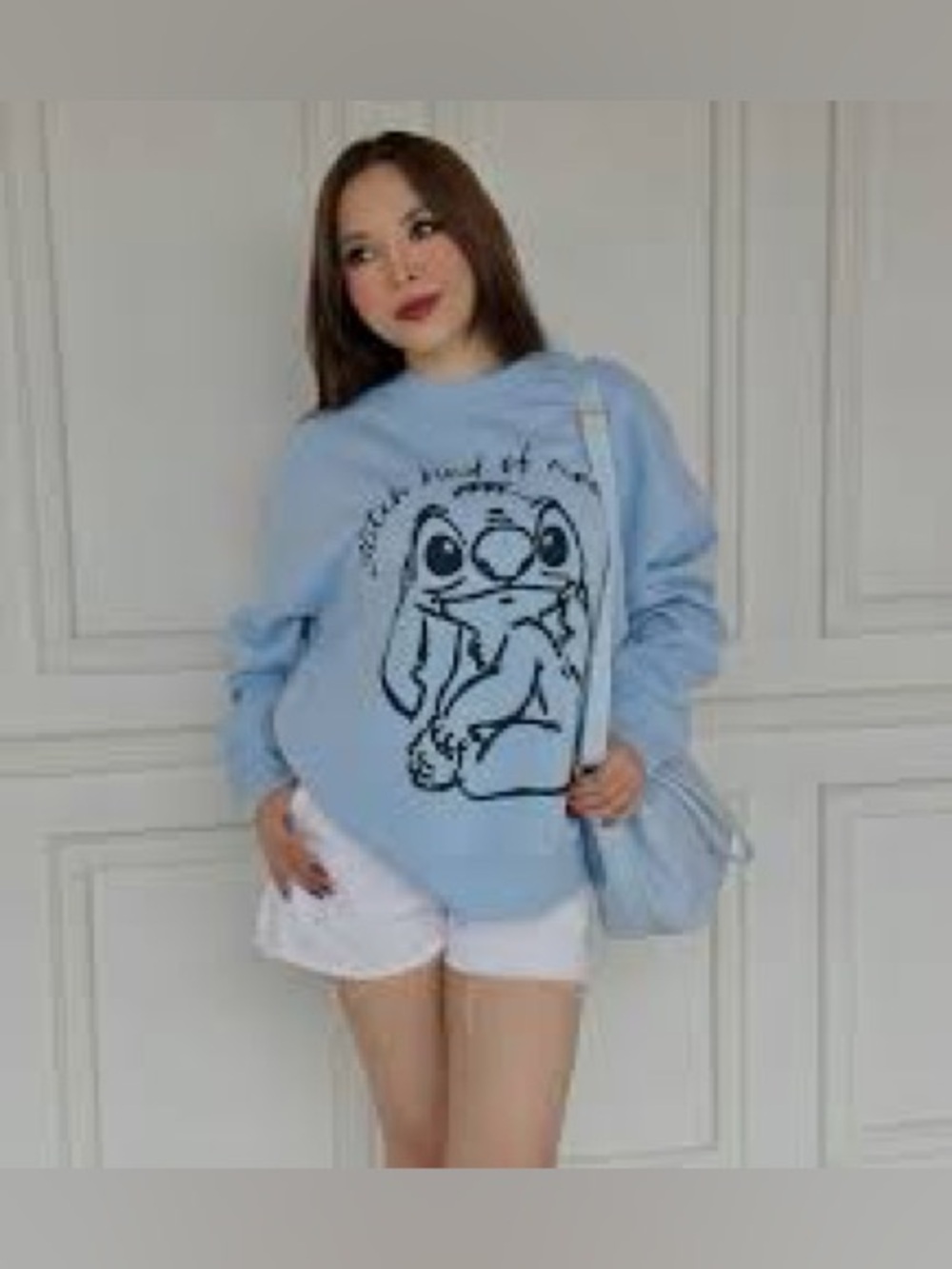 Primark Light Blue Disney Stitch Pullover